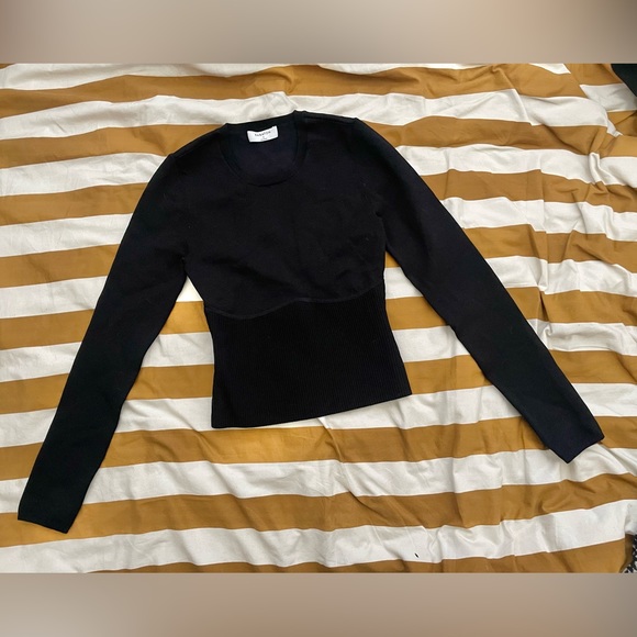 Babaton Sculpt Knit Empire Longsleeve S - Picture 3 of 3